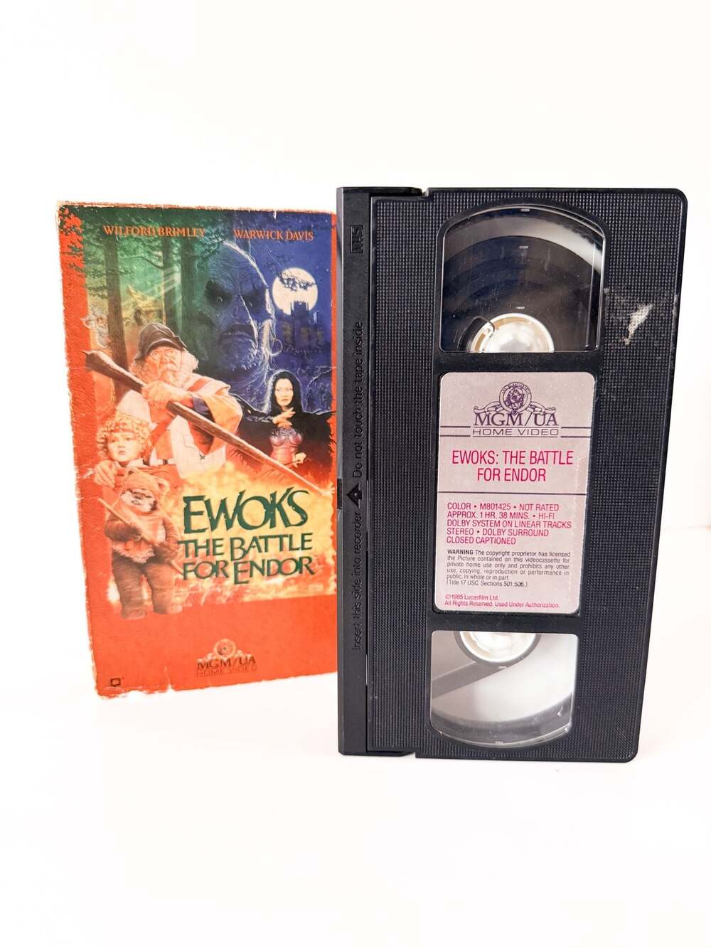 Ewoks: The Battle For Endor MGM/UA Home Video VHS Tape
